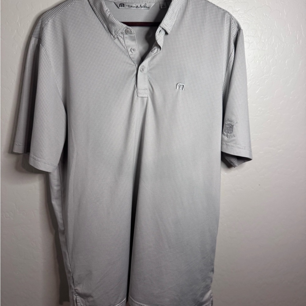 Travis Mathew Light Gray Polo